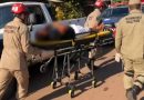 Ciclista de 59 anos fica com suspeita de fratura na cabeça após colidir em caminhão, em Itaituba