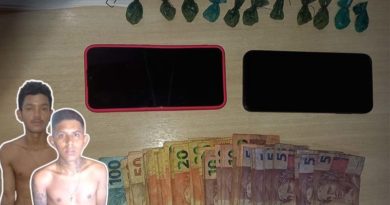 Polícia Militar prende suspeitos de tráfico de drogas em Santarém