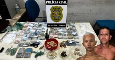 Santarém – Polícia Civil estoura ‘boca de fumo’ e prende suspeitos de tráfico de drogas