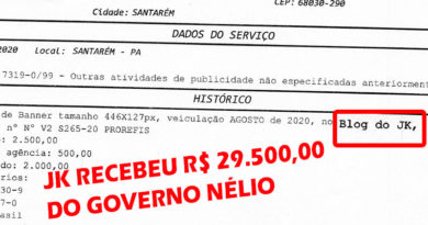 JK RECEBEU DA PREFEITURA R$ 29.500,00; CONFIRA ABAIXO