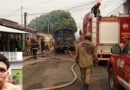 Criança é salva por vizinho durante incêndio que atingiu residências em Santarém