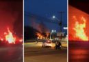 Vídeo – Corpo de Bombeiros é acionado para conter queimada na Avenida Fernando Guilhon