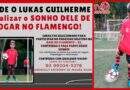 Atleta santareno faz campanha solidária para participar de teste no CT do Flamengo no RJ