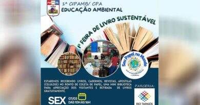 Polícia Ambiental realiza a 1ª Feira de Livro Sustentável em Santarém