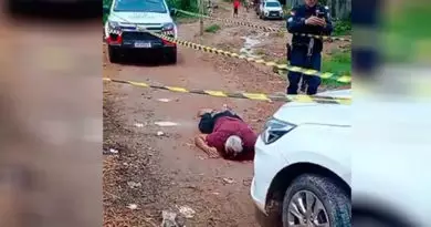 Vídeo mostra momento que homem é morto em plena via pública de Santarém