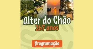 Alter do Chão comemora 267 anos de fundação com programação diversificada; confira