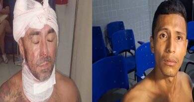 Vítima de tentativa de homicídio fica com faca cravada nas costas; suspeito foi preso