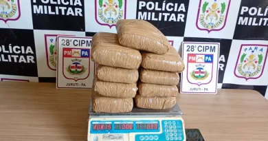 Mulher é presa e mais de 10 kg de skunk são apreendidos dentro de mala em Juruti